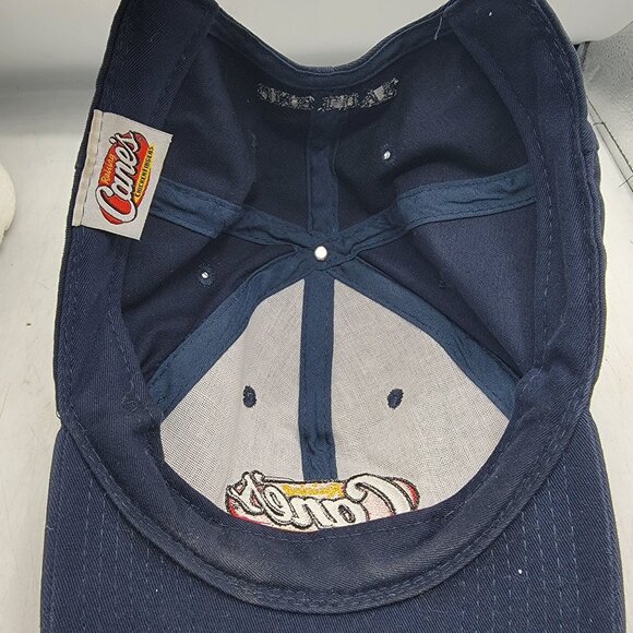 Raising Canes One Love Adults Blue Adjustable Baseball Hat Cap Work Wear Casual - Picture 7 of 9